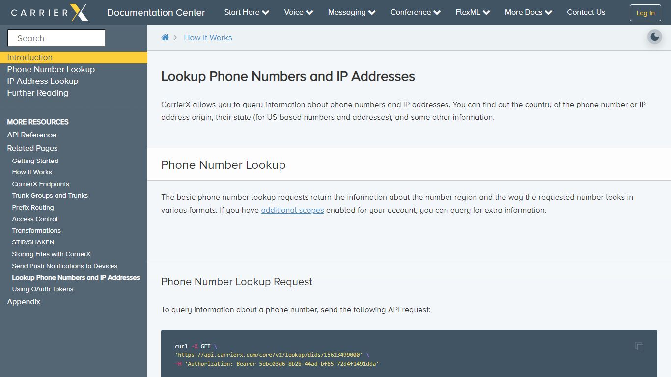 How It Works: Lookup Phone Numbers and IP Addresses | CarrierX ...